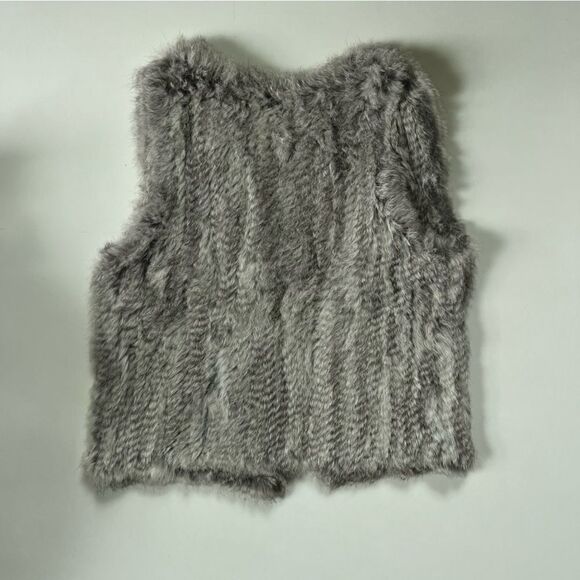 525 America Luxe Genuine Rabbit Fur Vest Small - Picture 9 of 9